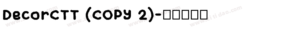 DecorCTT (COPY 2)字体转换